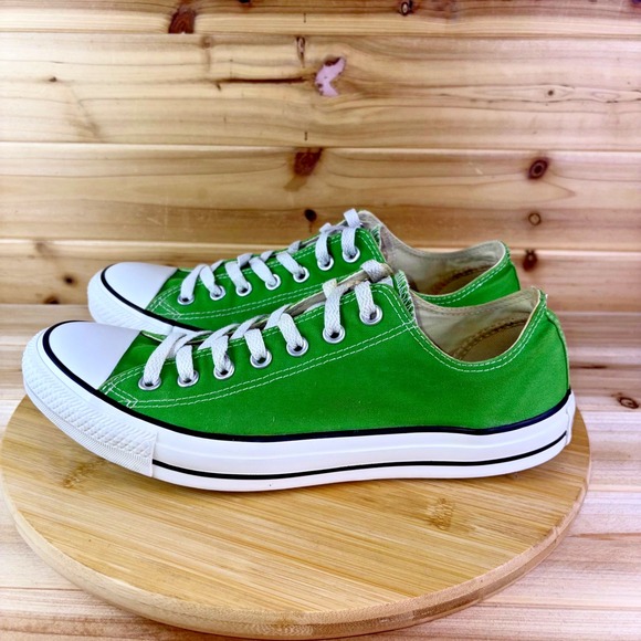 Converse Sneakers Mens 10 Chuck Taylor All Star Amazon Green Low Top Tennis Shoe - Picture 4 of 9